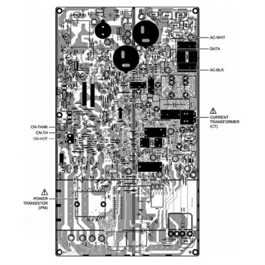 картинка Panasonic CWA73C7697R Плата управления (MAIN) наружного блока кондиционера  CU-E9PKD 04.12.2018  от магазина Интерком-НН