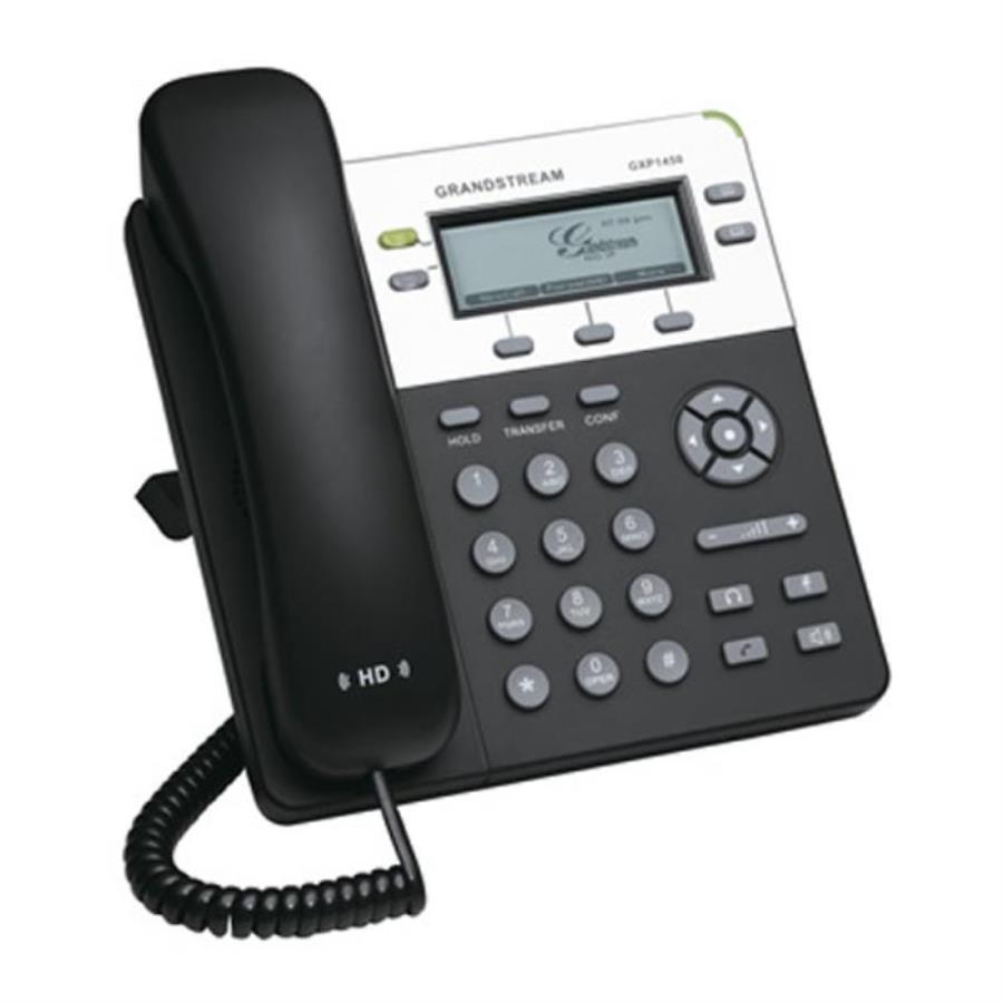 картинка GXP-1160 IP телефон Grandstream, 2xEthernet 10/100 Мб/с, ЖК-дисплей с расширением 128x40,  SIP, БП от магазина Интерком-НН