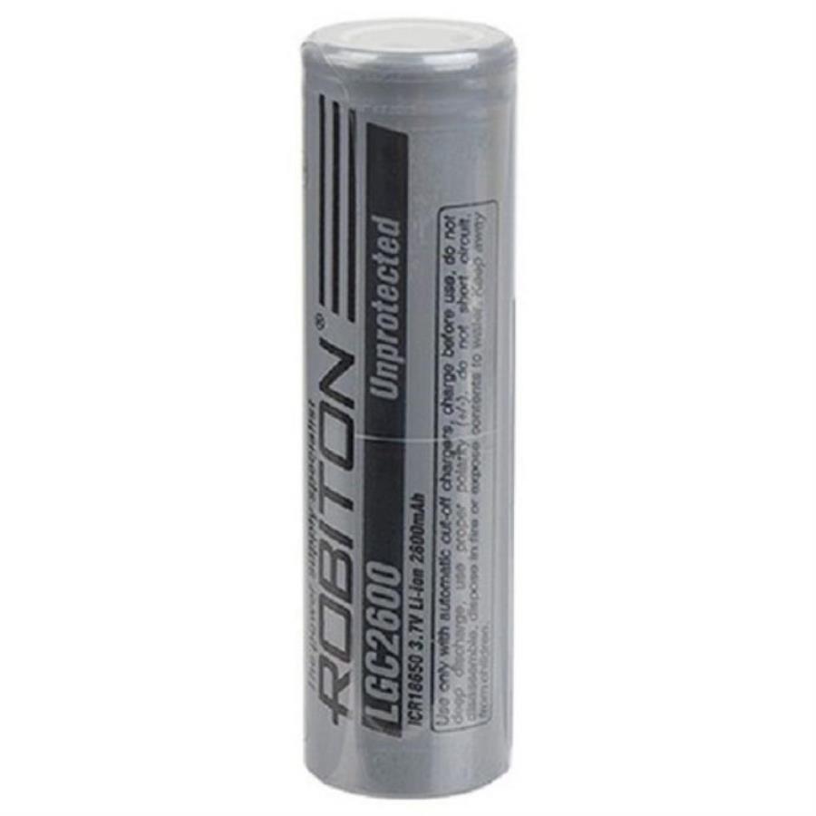 картинка Robiton LGC2600 аккумулятор Li-ion 18650 3.7 В, 2600mAh, без защиты от магазина Интерком-НН