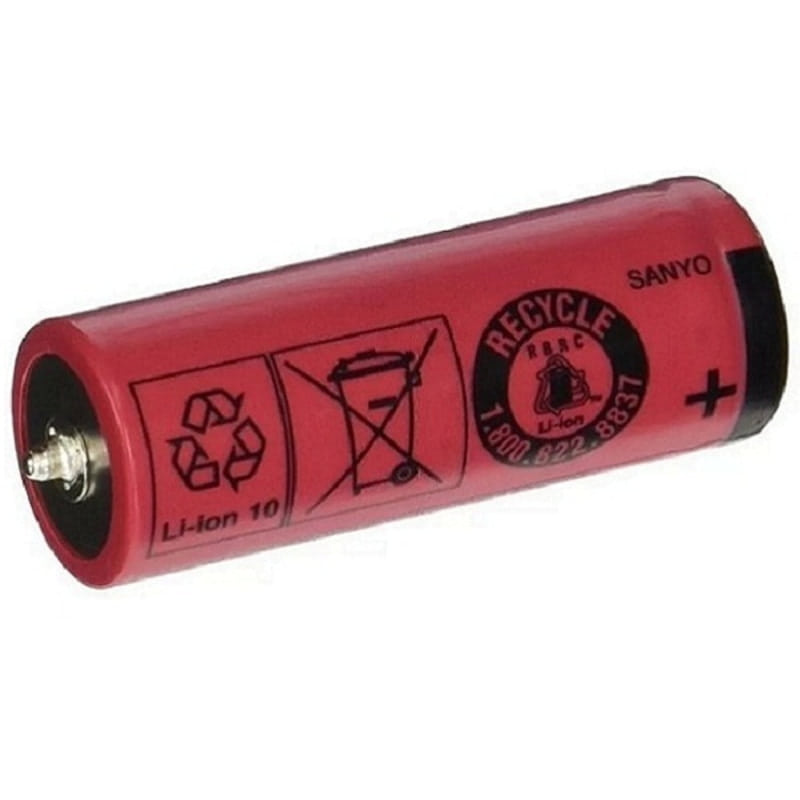 картинка Braun 81377206 (Sanyo UR18500Y, 7030925) Аккумулятор Li-Ion 1300mAh для бритвы и эпилятора от магазина Интерком-НН