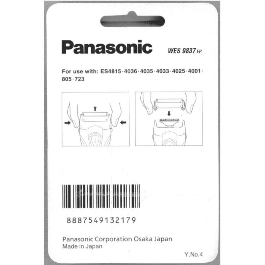 картинка Panasonic WES9837EP Сеточка для электробритвы ES4033, 4035, 4036, 4815, 4823, 4001, 4025, 723, 805 от магазина Интерком-НН