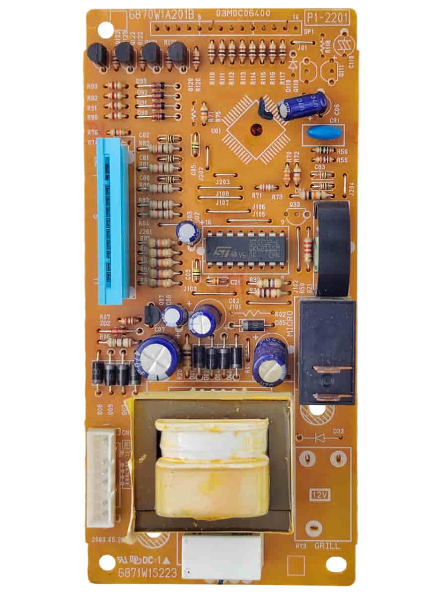 картинка LG 6871W1S223F БУ (USED) Плата управления для микроволновой печи MS-4042H от магазина Интерком-НН