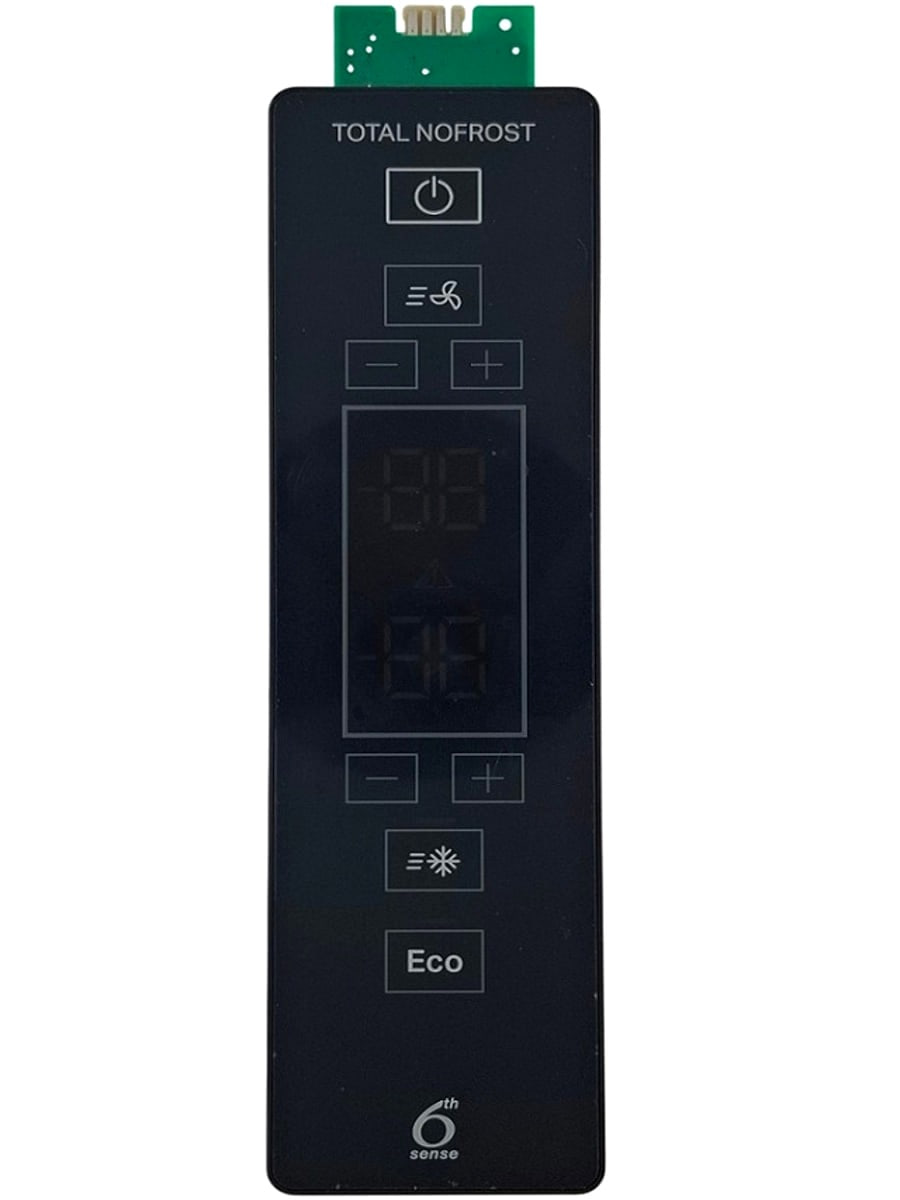 картинка Indesit C00525862 панель управления в сборе с платой для холодильника Whirlpool WTNF902W от магазина Интерком-НН