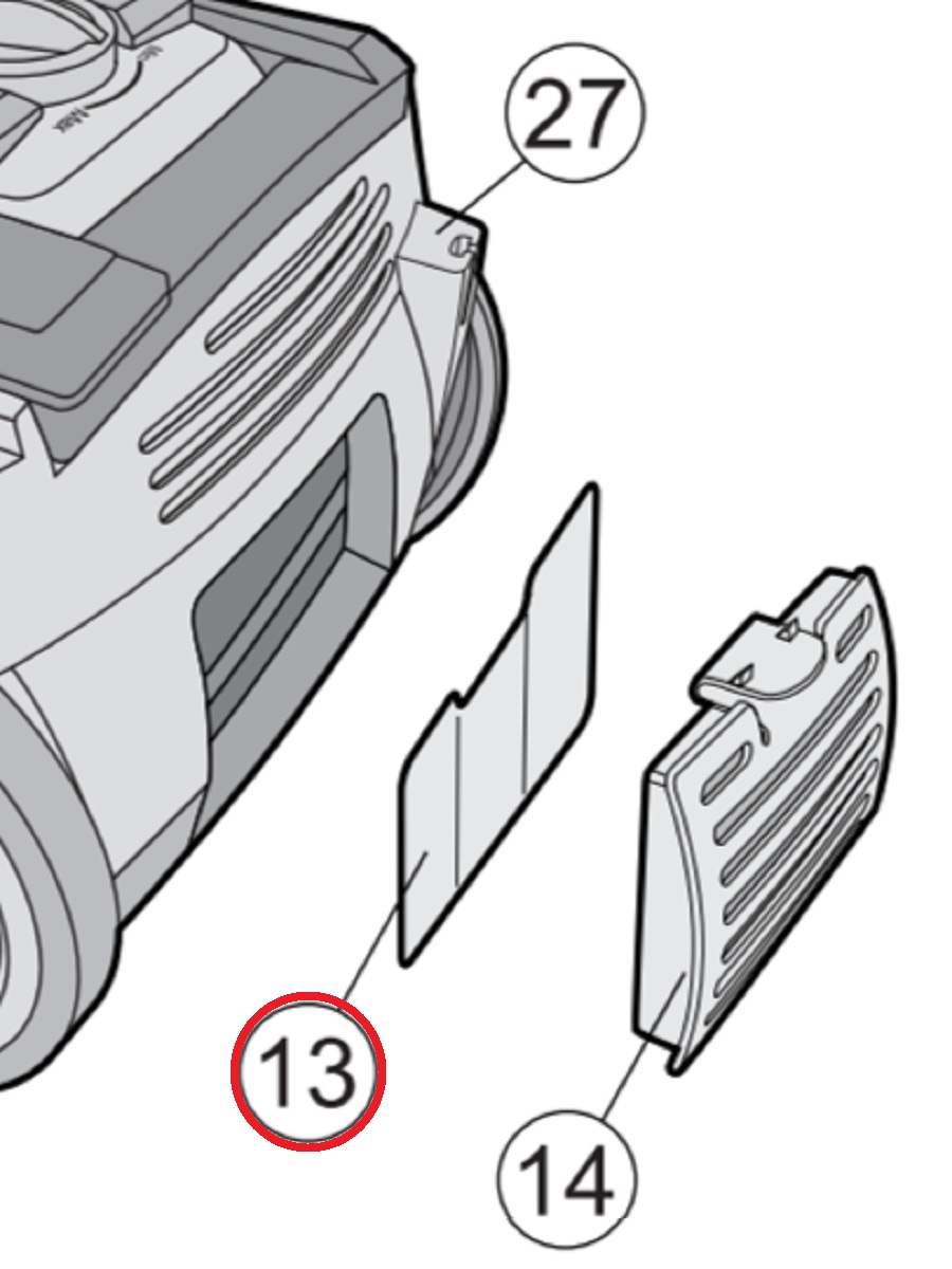 картинка Vitek VT-1833-FLV13 фильтр выходной для пылесоса VT-1833, VT-8100 от магазина Интерком-НН