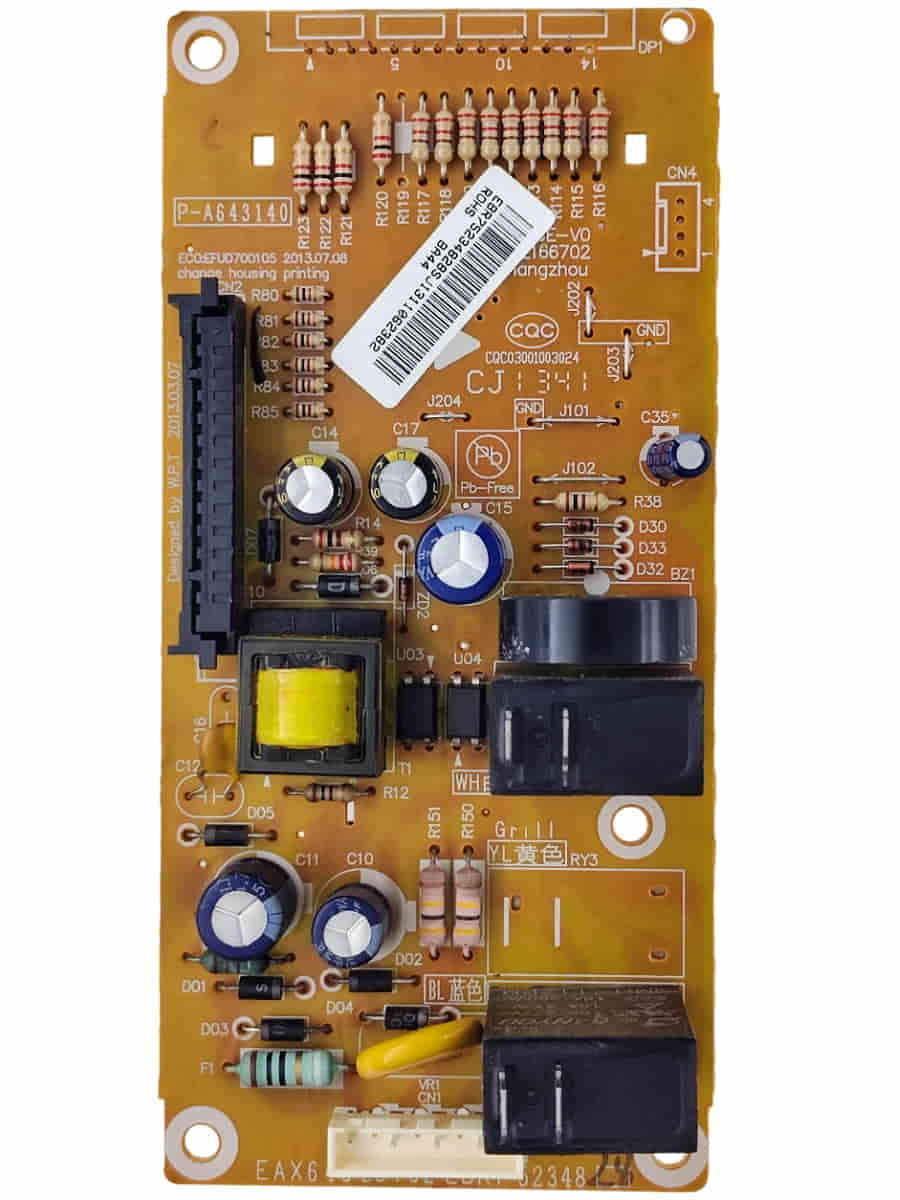 картинка LG EBR75234828 БУ (USED) Плата управления для микроволновой печи MS2043H от магазина Интерком-НН