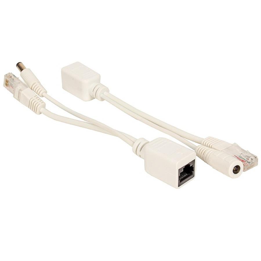 картинка Orient nt-633poe W комплект PoE (инжектор + сплиттер) для передачи питания по витой паре, белый от магазина Интерком-НН