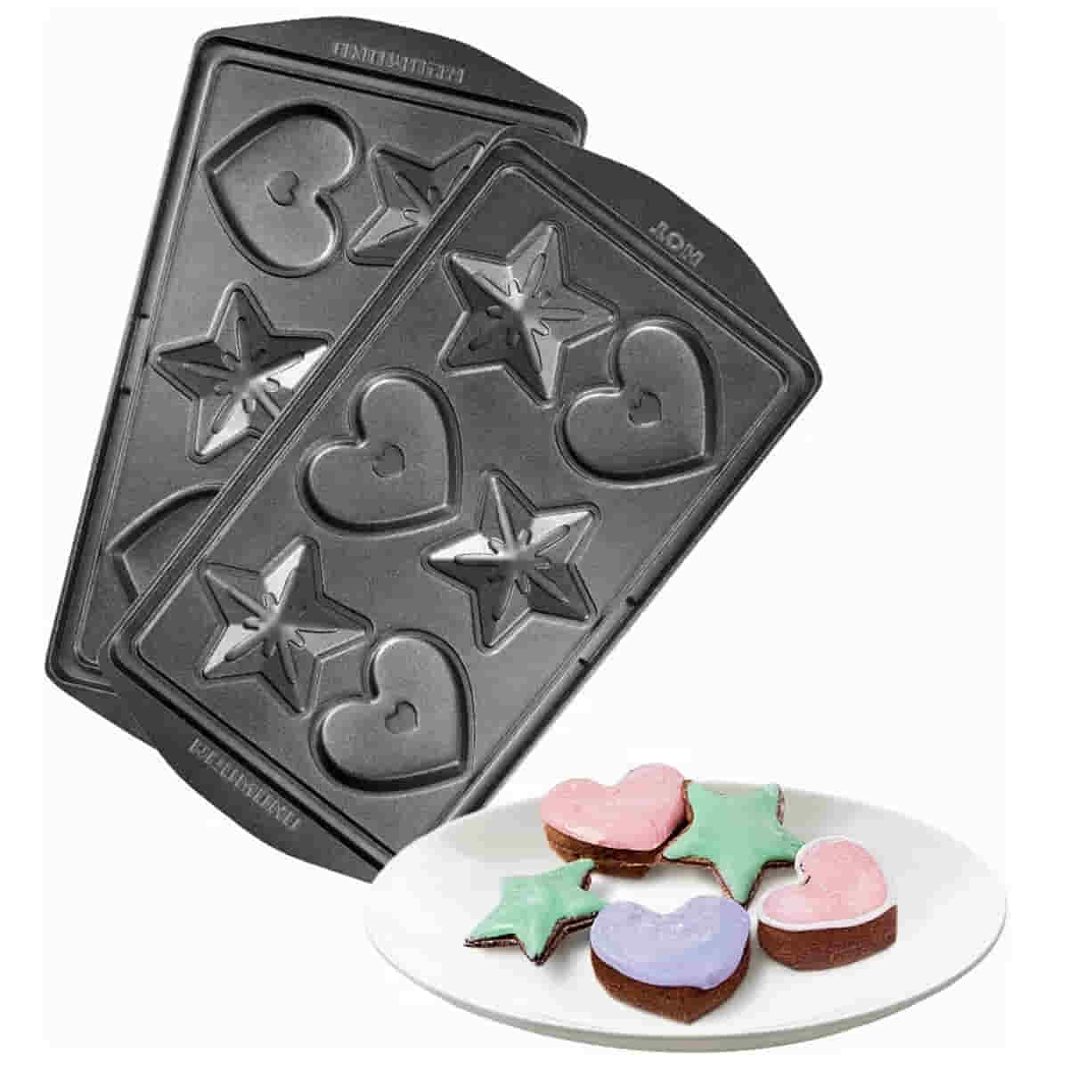 картинка Redmond RAMB-24 панель "сердечки и звездочки" 2шт (форма для фигурного печенья) для мультипекаря  от магазина Интерком-НН