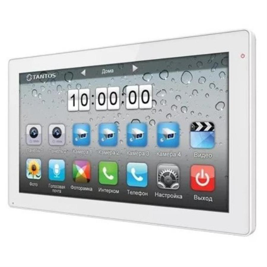 картинка Tantos Violet (White) - монитор видеодомофона с диагональю 10 дюймов от магазина Интерком-НН