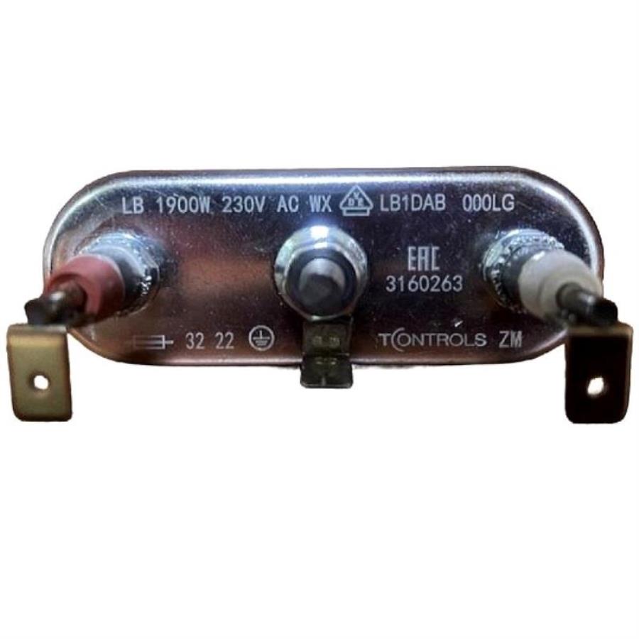 картинка T-Controls 3160263 ТЭН 1900Вт, 175мм без отверстия под датчик, прямой для стиральных машин LG от магазина Интерком-НН
