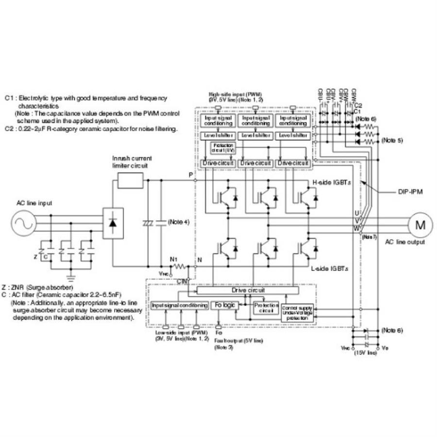 картинка Микросхема Mitsubishi Electric PS21963-CT2 IGBT inverter постоянного тока от магазина Интерком-НН