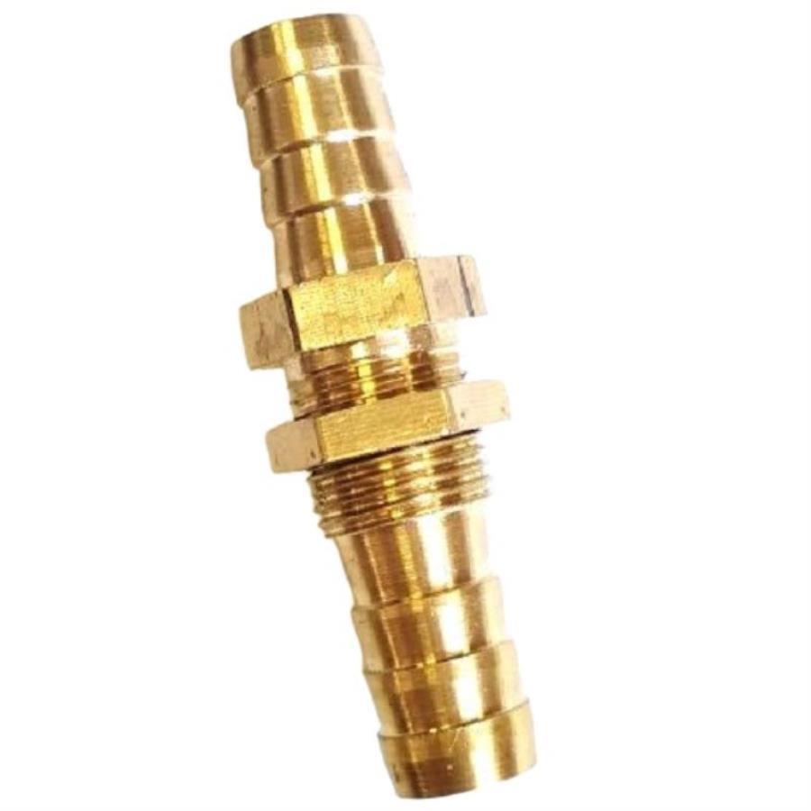 картинка Штуцер (фитинг, переходник, адаптер) с гайкой, латунь, 12мм от магазина Интерком-НН