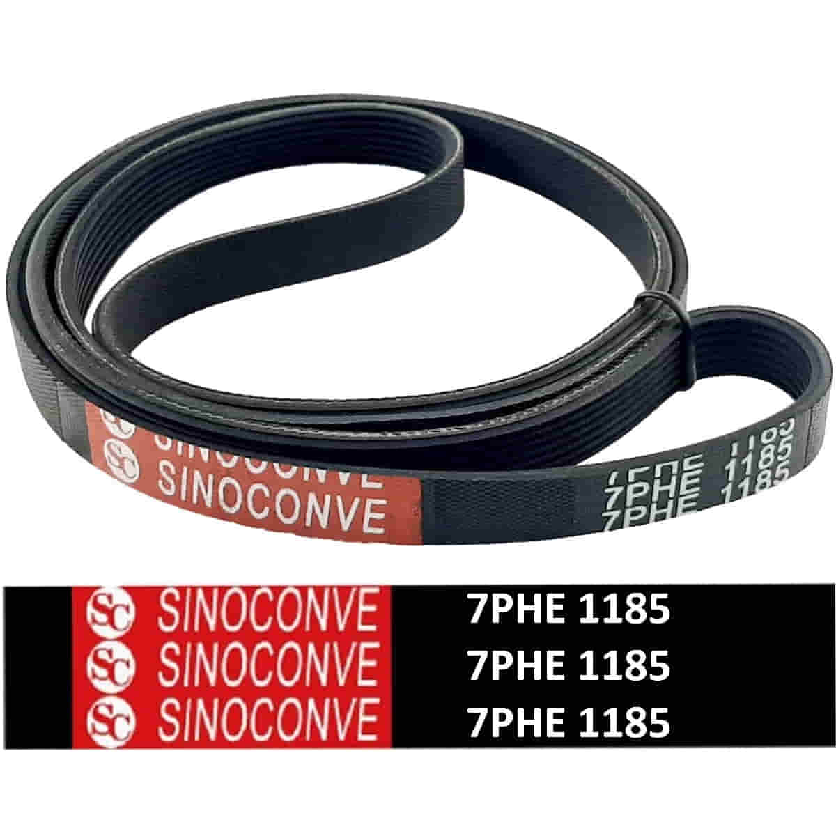 картинка Sinoconve 7PHE1185 H7 ремень поликлиновый приводной для стиральной машины AEG, Electrolux, Zanussi от магазина Интерком-НН