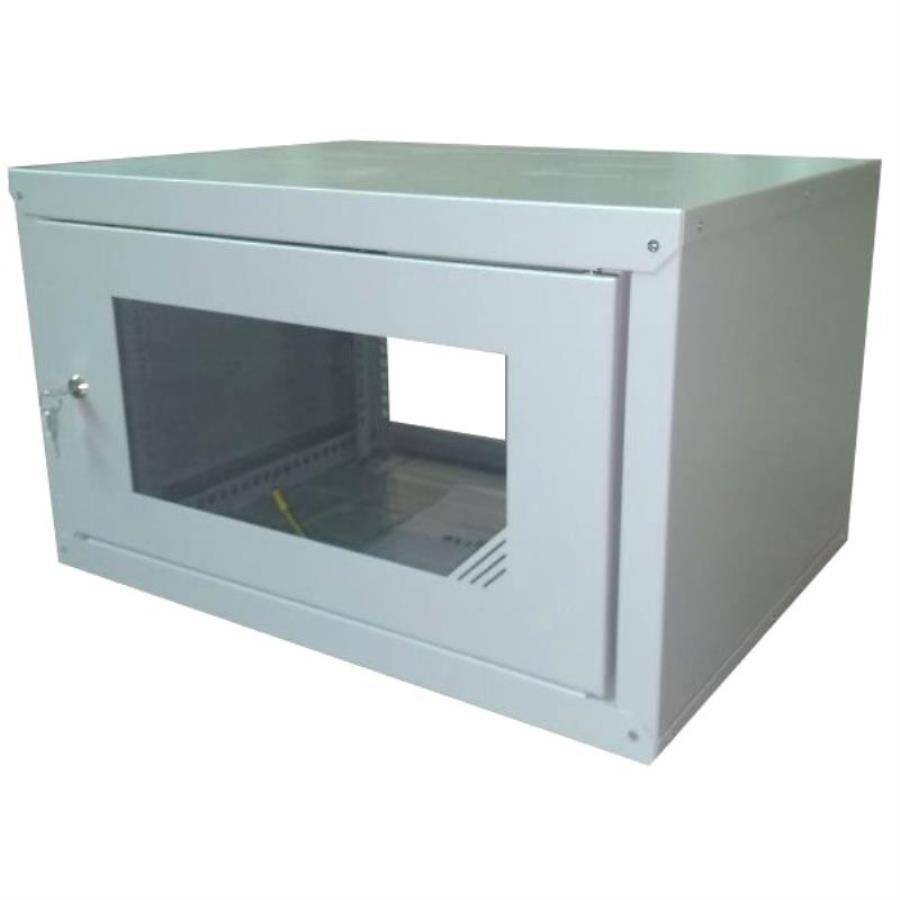 картинка Шкаф настенный 6U серия NOP2 (600х450х357), разборный, серый Netko от магазина Интерком-НН