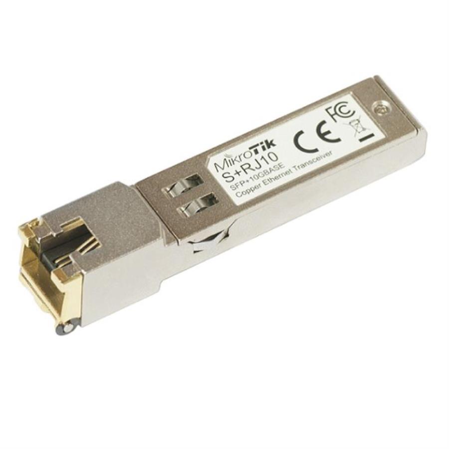 картинка Mikrotik S+RJ10 Трансивер Mikrotik 10Mbps/100Mbps/1Gbps/2.5Gbps/5Gbps/10Gbps SFP - RJ45 Ethernet от магазина Интерком-НН