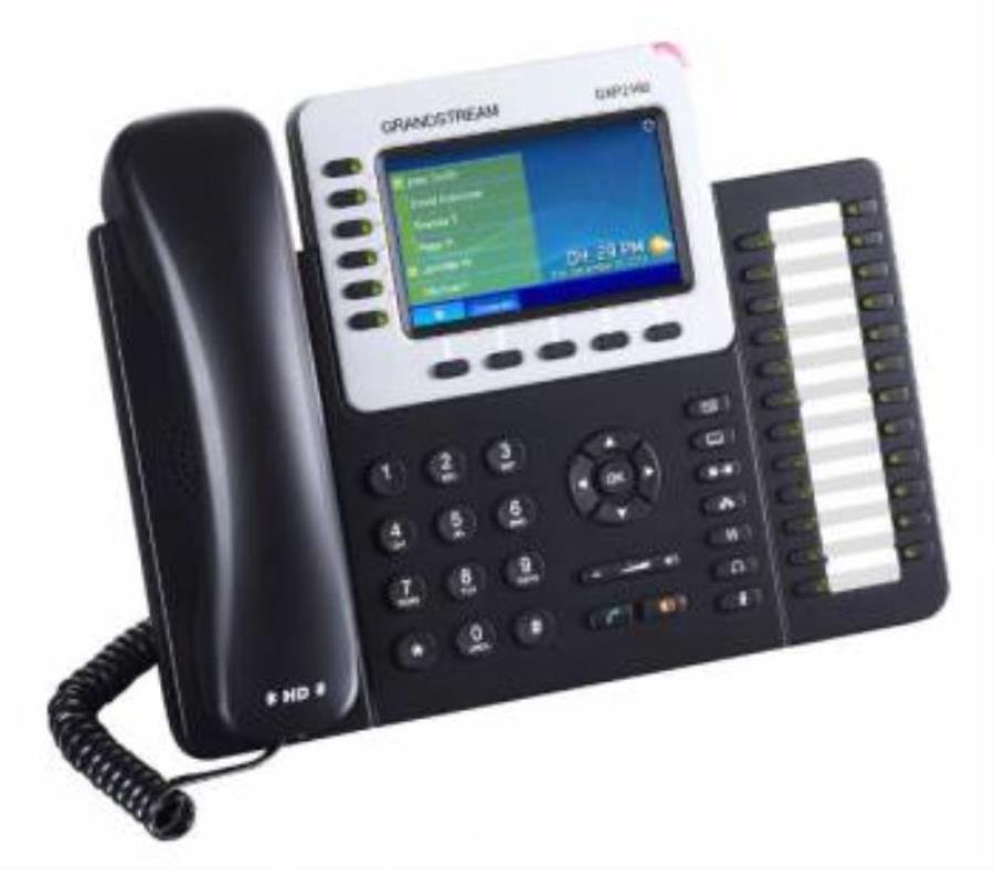 картинка Телефон IP Grandstream GXP-2160 черный от магазина Интерком-НН