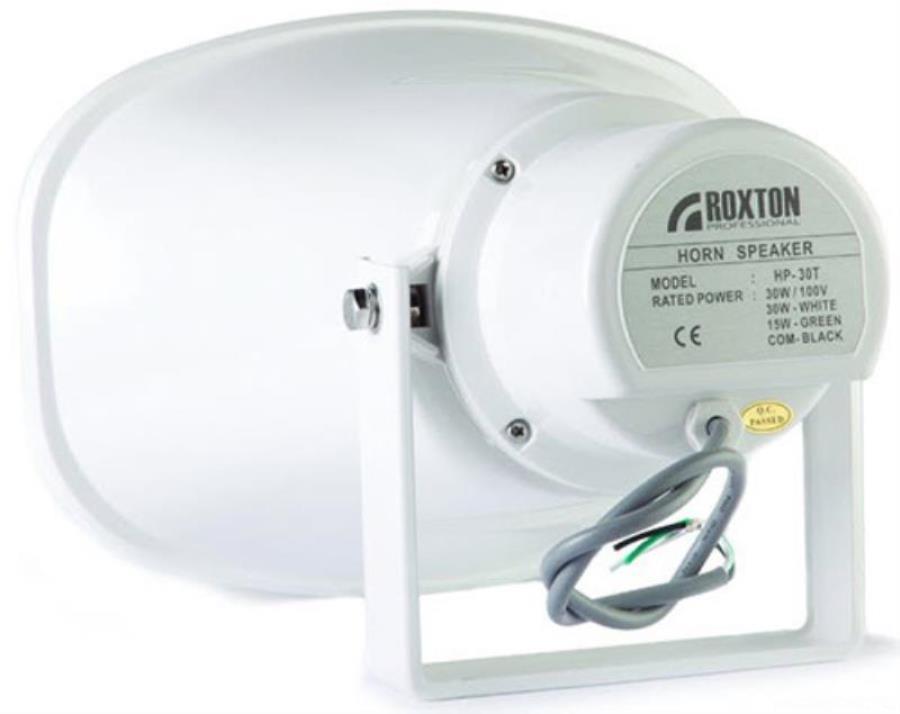 картинка Roxton HP-30T Громкоговоритель рупорный 30 Вт уличное исполнение, корпус пластик от магазина Интерком-НН