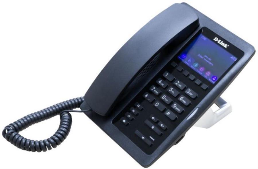 картинка Телефон IP D-Link DPH-200SE черный (DPH-200SE/F1A) от магазина Интерком-НН