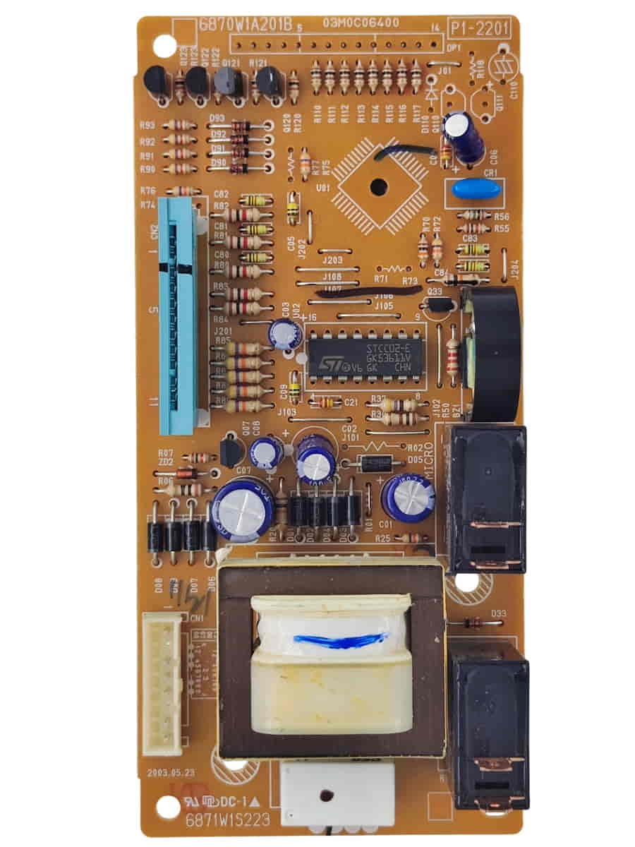 картинка LG 6871W1S223P БУ (USED) Плата управления для микроволновой печи MB-3744W от магазина Интерком-НН