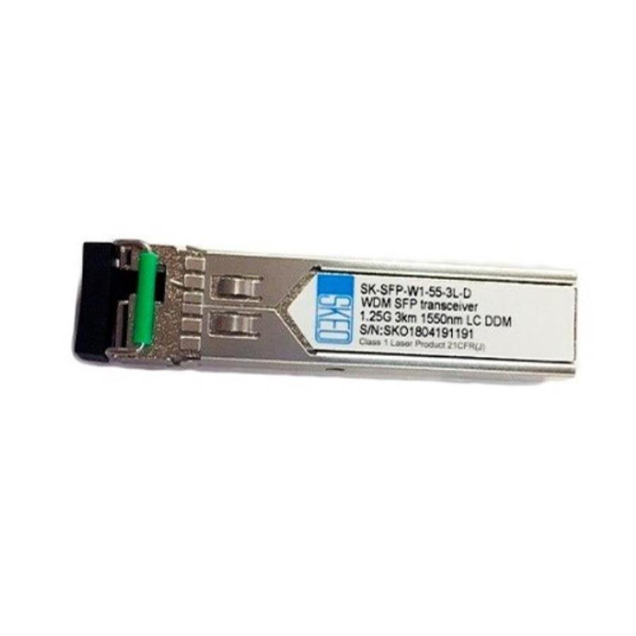 картинка SK-SFP-W1-55-3L-D Модуль WDM SFP 1.25 Gb/s, 1550nm 3 км, LC DDM от магазина Интерком-НН