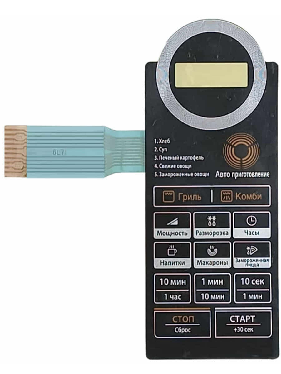 картинка Daewoo 3518573760 (TH-KQG-6L7B3S) Сенсорная панель СВЧ KQG-6L7B, KQG-6L7BS, KQG-6L7B3W от магазина Интерком-НН