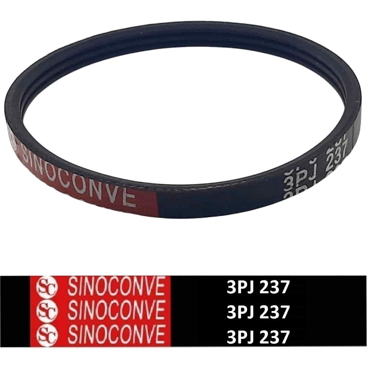 картинка Sinoconve 3PJ237 J3 ремень поликлиновый приводной для электроинструмента Patriot  от магазина Интерком-НН