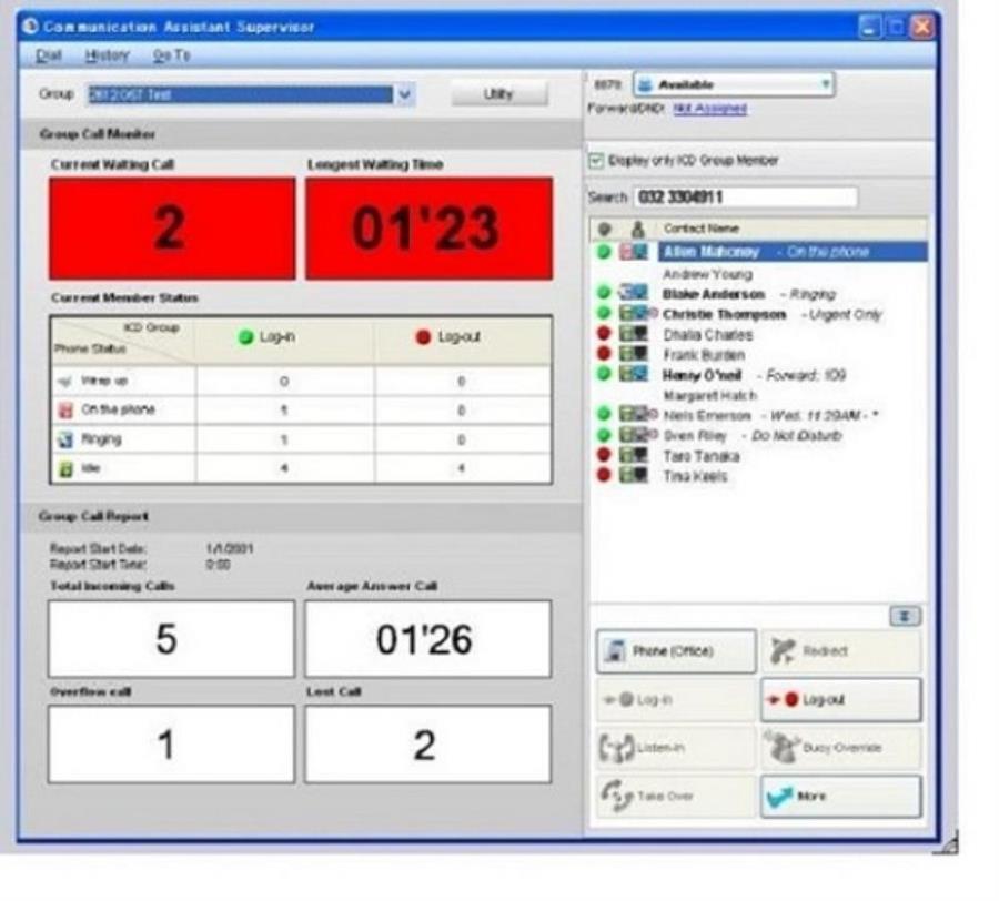 картинка Panasonic KX-NCS2910WJ  (10 WEB лицензий), приложение компьютерной телефонии Communication Assistant от магазина Интерком-НН
