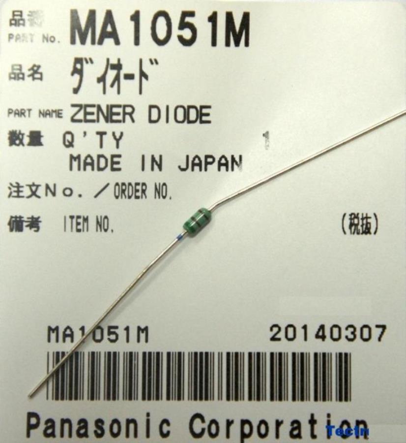 картинка Panasonic MA4051 (MA4051NM) стабилитрон от магазина Интерком-НН