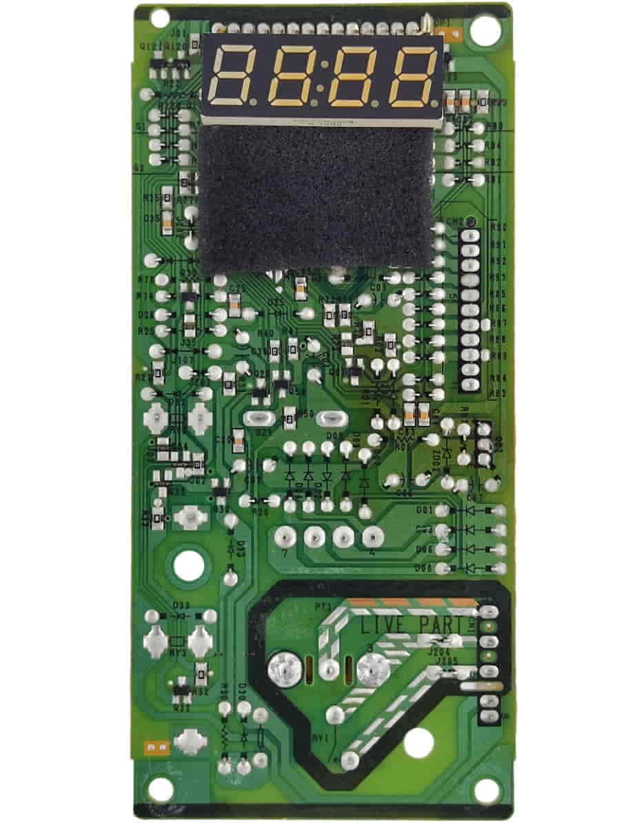 картинка LG EBR42966616 БУ (USED) Плата управления для микроволновой печи MS-1744W от магазина Интерком-НН