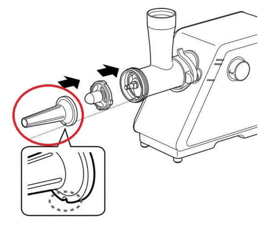 картинка Panasonic AME07J148-W0 насадка для приготовления колбасок для мясорубок от магазина Интерком-НН