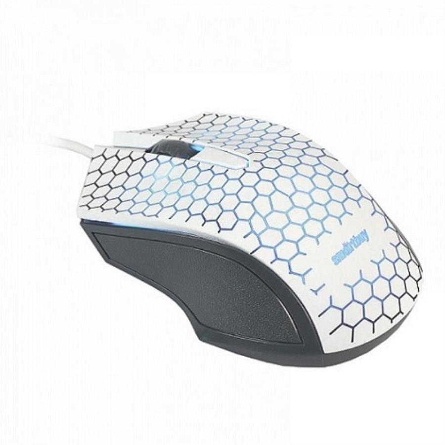 картинка SmartBuy SBM-334-W ONE Мышь проводная с подсветкой (белая) от магазина Интерком-НН