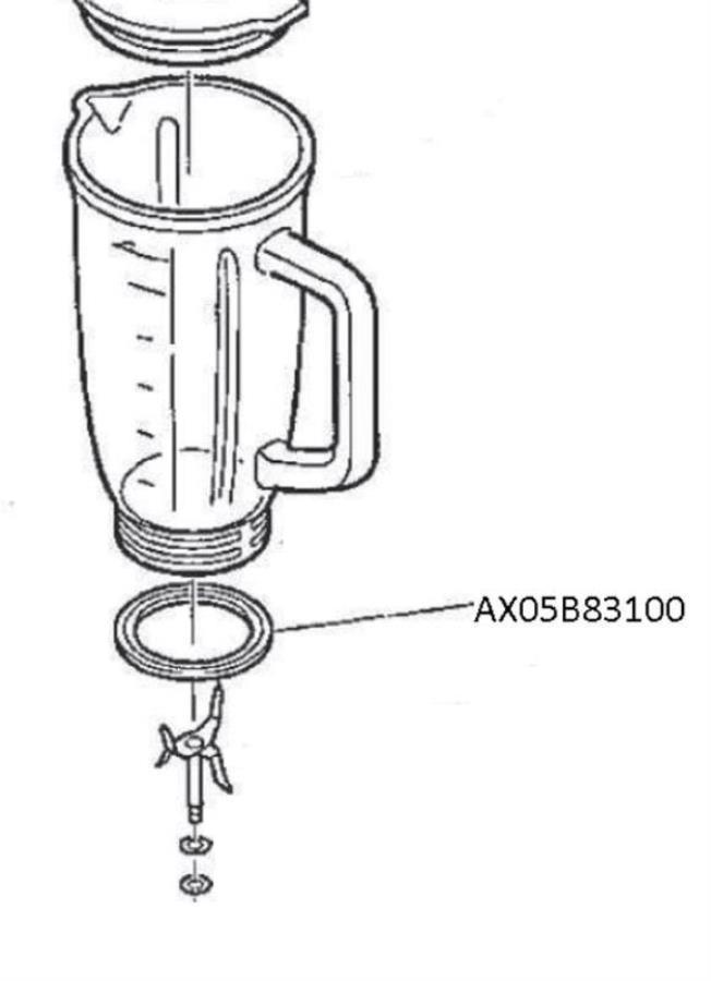 картинка Panasonic AX05B83100 Резиновый уплотнитель для соковыжималки   от магазина Интерком-НН