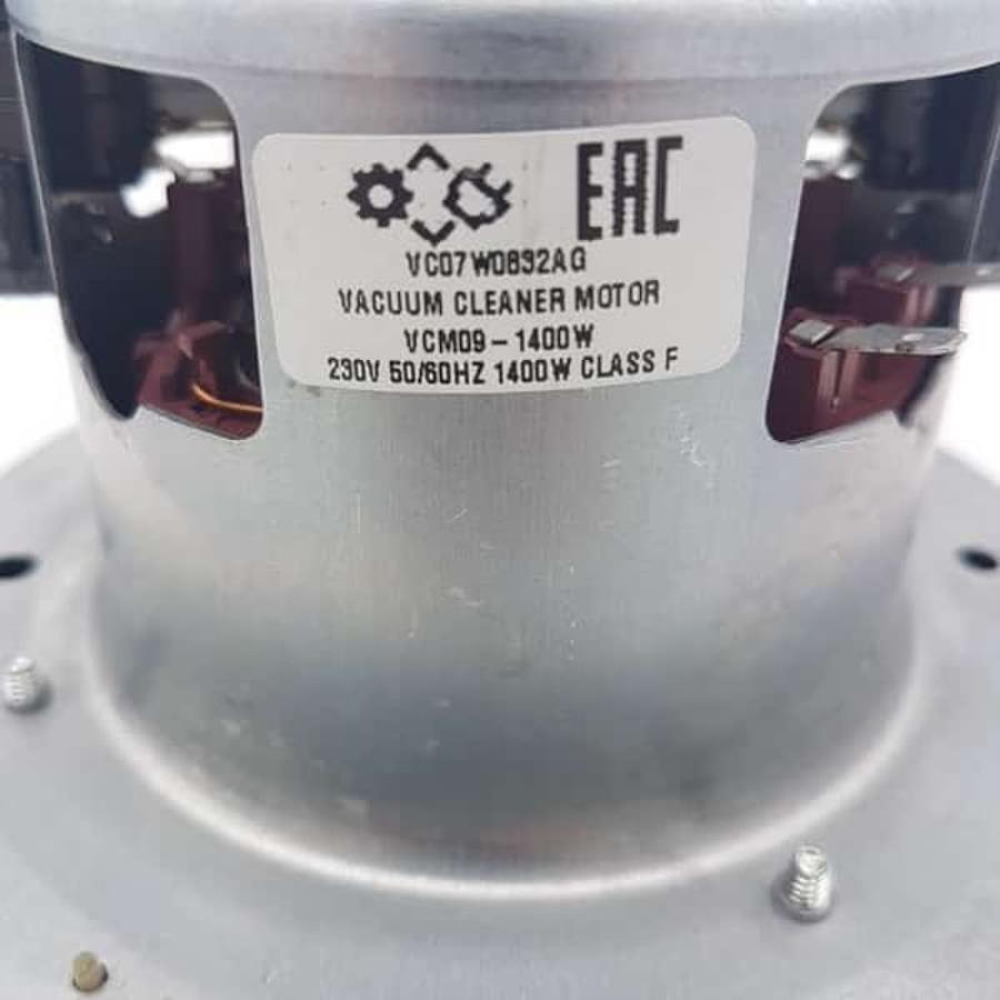 картинка Универсальный двигатель VCM09-1400W (VC07W0832AGW) H=106мм, D=138мм, 1400Вт для пылесоса  от магазина Интерком-НН