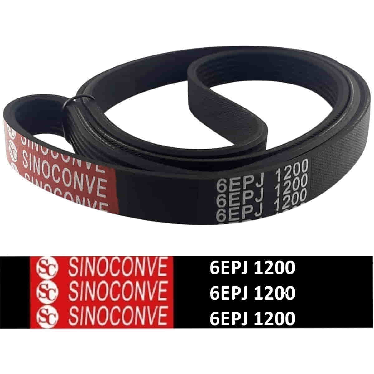 картинка Sinoconve 6EPJ1200 J6 ремень поликлиновый приводной для стиральной машины AEG, Electrolux, Zanussi от магазина Интерком-НН