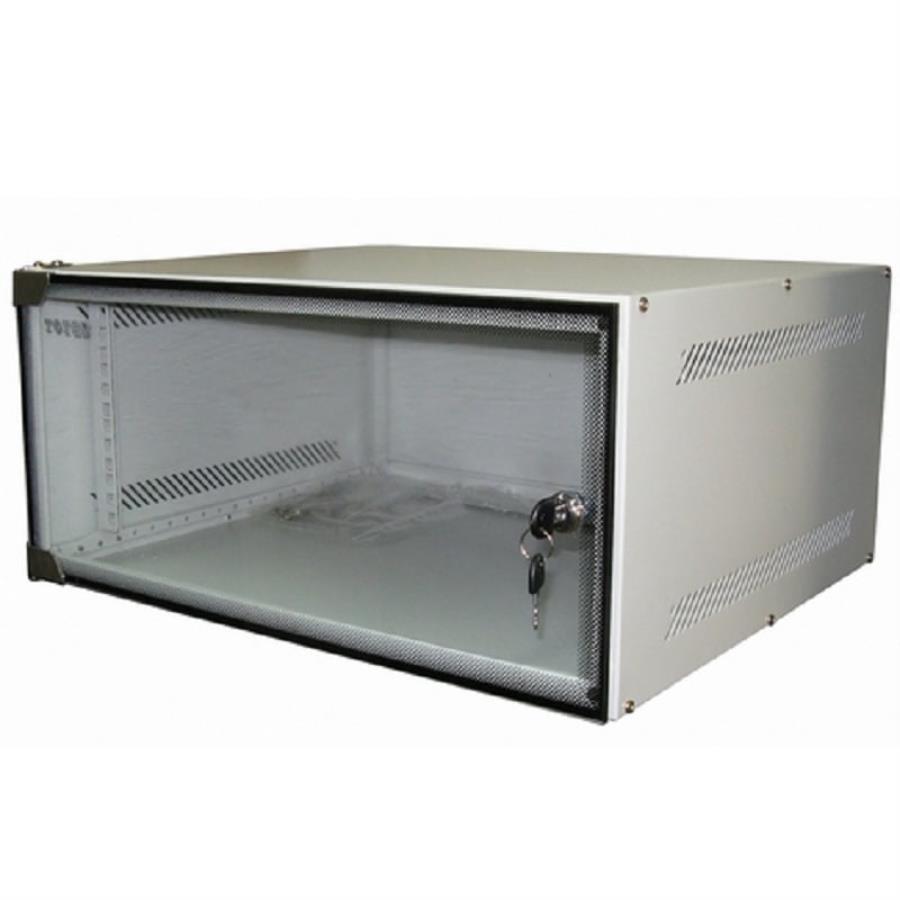 картинка Шкаф настенный 4U серия WM (600х450х279), собранный, серый Netko от магазина Интерком-НН