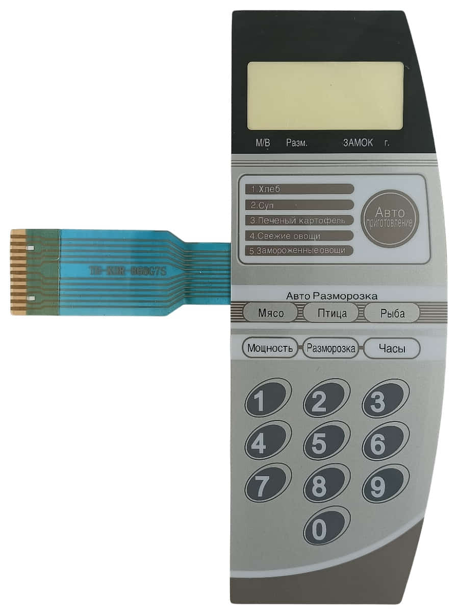 картинка Daewoo 3518522240 (TH-KOR-868G7S) Сенсорная панель для микроволновой печи СВЧ KOR-868G7S, KOR-868G от магазина Интерком-НН