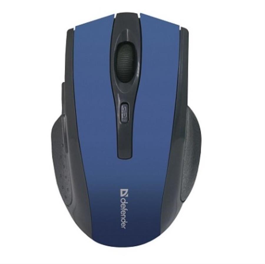 картинка Defender Accura MM-665 (52667) Мышь беспроводная, 6 кнопок, синяя от магазина Интерком-НН