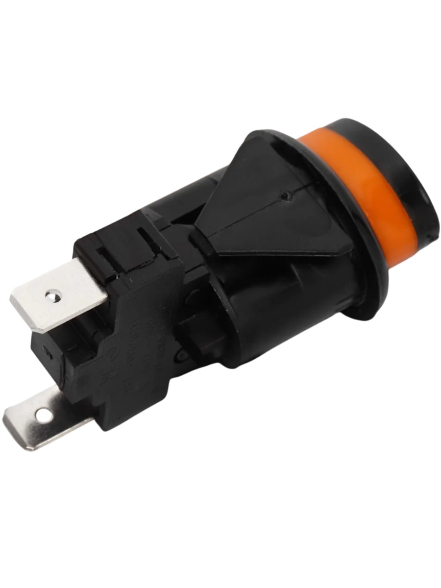 картинка Gefest ПКН-507-223 кнопка подсветки духовки 2-х контактная 16A, 250V для плиты Гефест 1200, 3200 от магазина Интерком-НН
