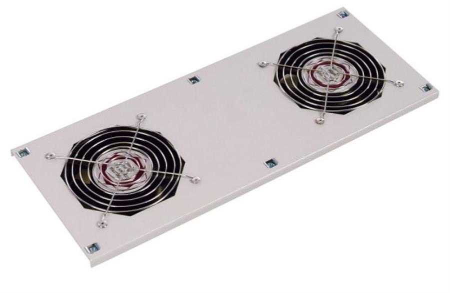 картинка МВ-400-2 Модуль вентиляторный потолочный (170x425), 2 вентилятора без датчика от магазина Интерком-НН