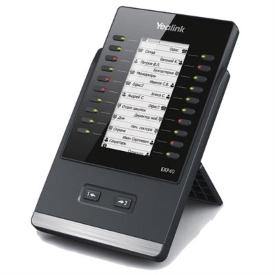 картинка Yealink EXP40 - модуль расширения c LCD-дисплеем для IP-телефона SIP-T46G и SIP-T48G от магазина Интерком-НН