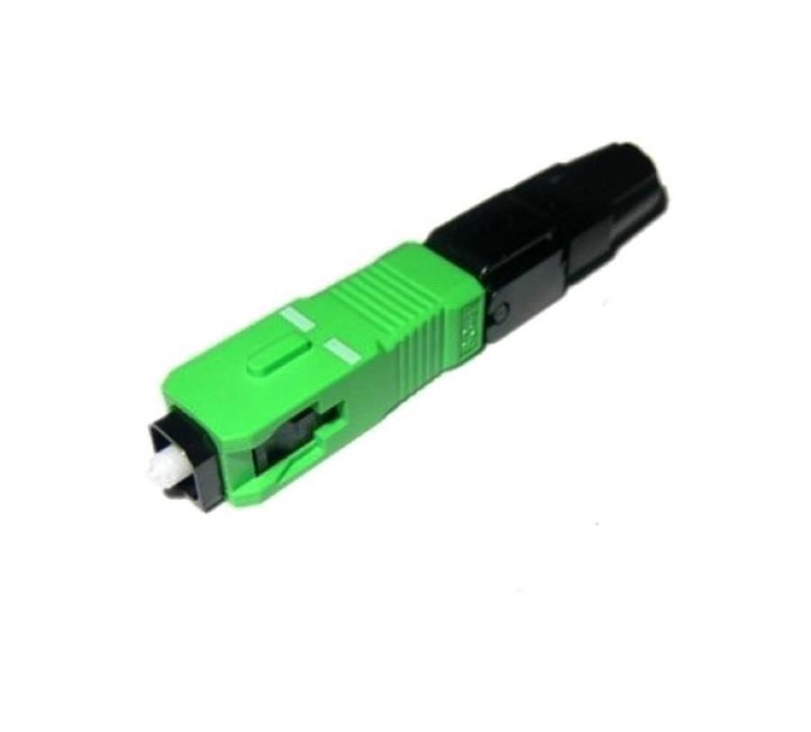 картинка Бесклеевой быстрый коннектор SC/APC SM для FTTH кабелей от магазина Интерком-НН