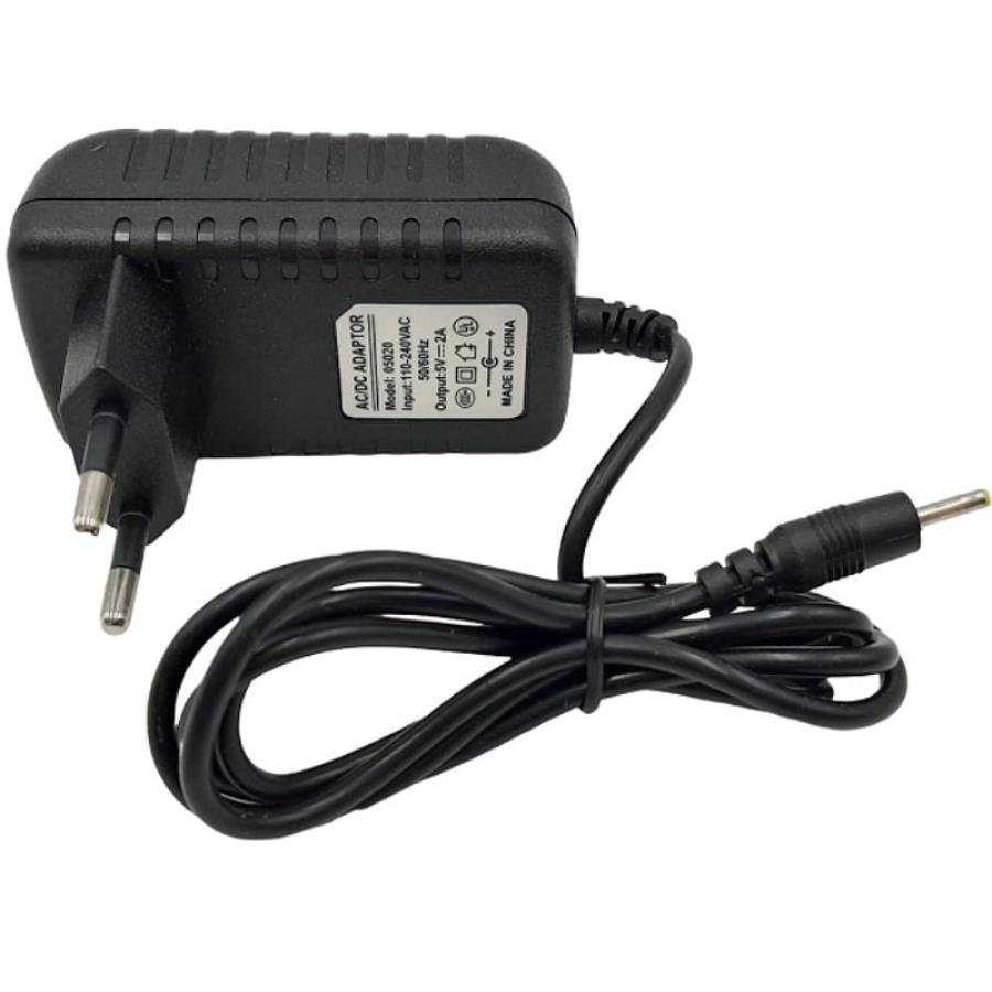 картинка Сетевое зарядное устройство, разъем 2.5мм, 5В, 2000mAh (черный) с кабелем 1 метр от магазина Интерком-НН