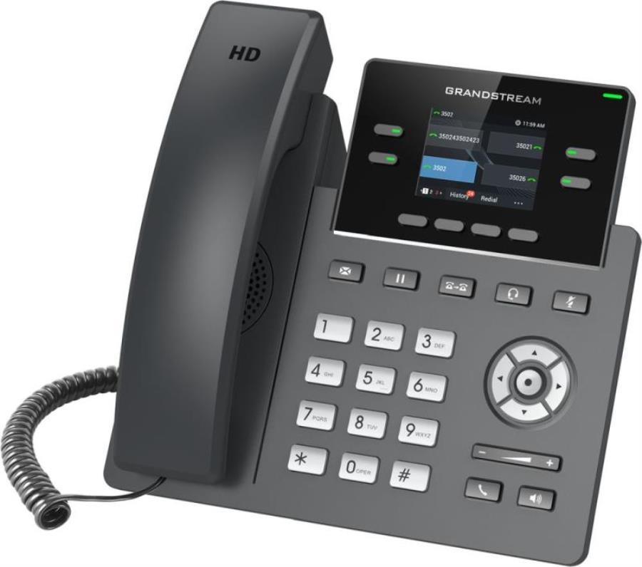 картинка Телефон IP Grandstream GRP-2612P черный от магазина Интерком-НН