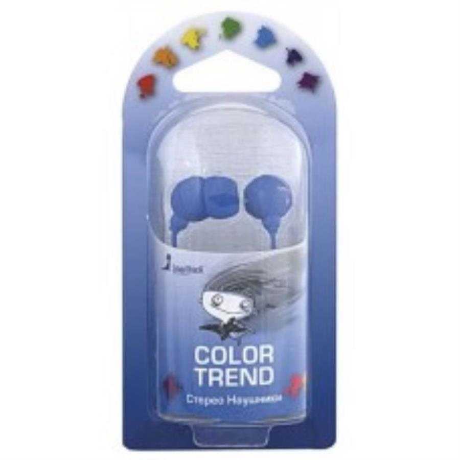 картинка Наушники SmartTrack Color Trend провод 1.2м (синие) STE-3400 от магазина Интерком-НН