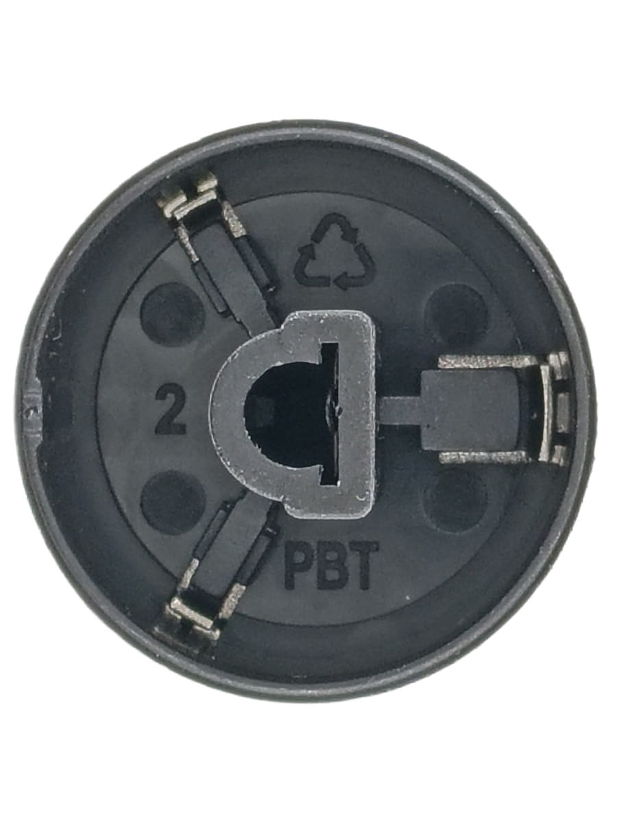 картинка Bosch 00616100 ручка управления конфорки для газовой варочной панели, цвет черный/стальной от магазина Интерком-НН