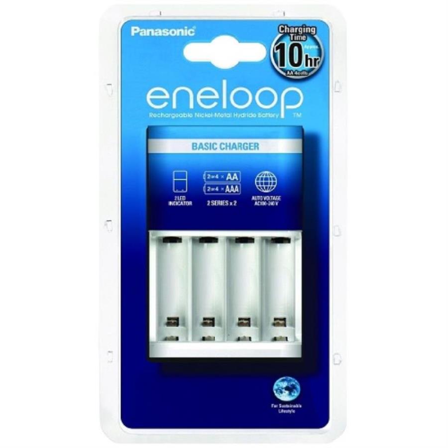 картинка Panasonic eneloop BQ-CC51E Basic Зарядное устройство для аккумуляторов Ni-MH/Ni-CD от магазина Интерком-НН