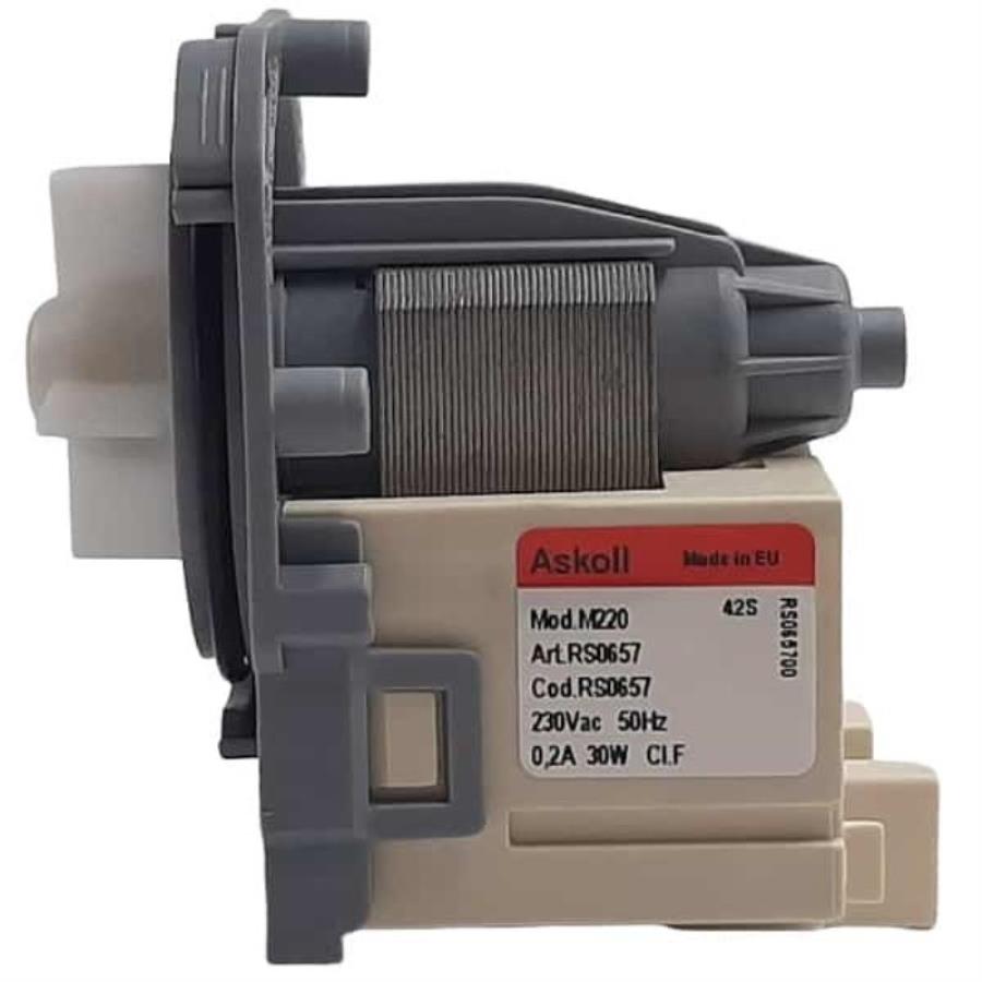 картинка Askoll PMP003UN (RS0657) сливной насос (помпа) M220 30Вт 0,2А для стиральной машины Electrolux, AEG от магазина Интерком-НН