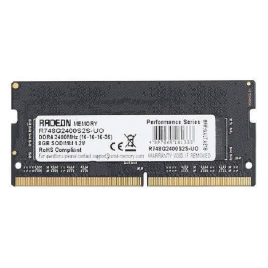 картинка Модуль памяти AMD Radeon R7 Performance Series R748G2400S2S-UO DDR4 - 8Гб 2400, SO-DIMM, OEM от магазина Интерком-НН
