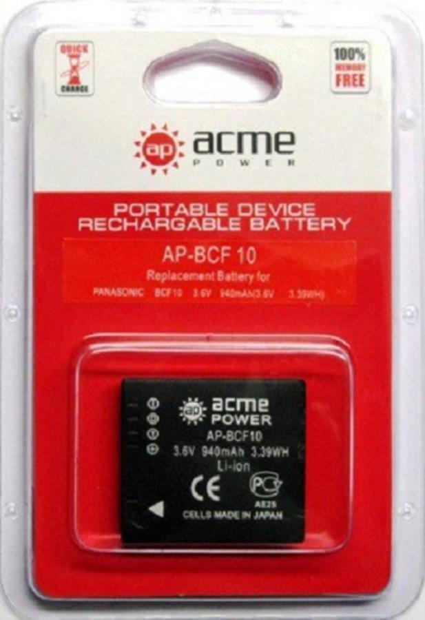 картинка AcmePower AP-DMW-BCF10E Аккумулятор Li-ion, 3.6 V, 800 mAh для фотокамер Panasonic  от магазина Интерком-НН