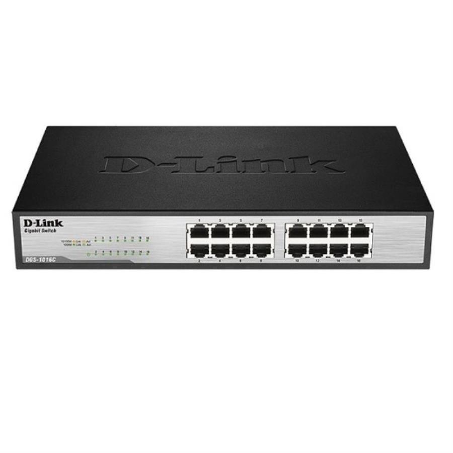 картинка D-Link DGS-1016C/A1A Коммутатор с 16 портами 10/100/1000Base-T, функцией энергосбережения  от магазина Интерком-НН