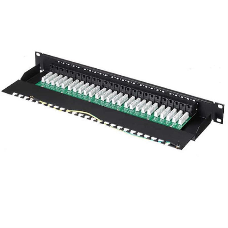 картинка Патч-панель телефонная UTP, 19", 50 портов RJ45, cat.3, 1U, Krone Type, "L" от магазина Интерком-НН